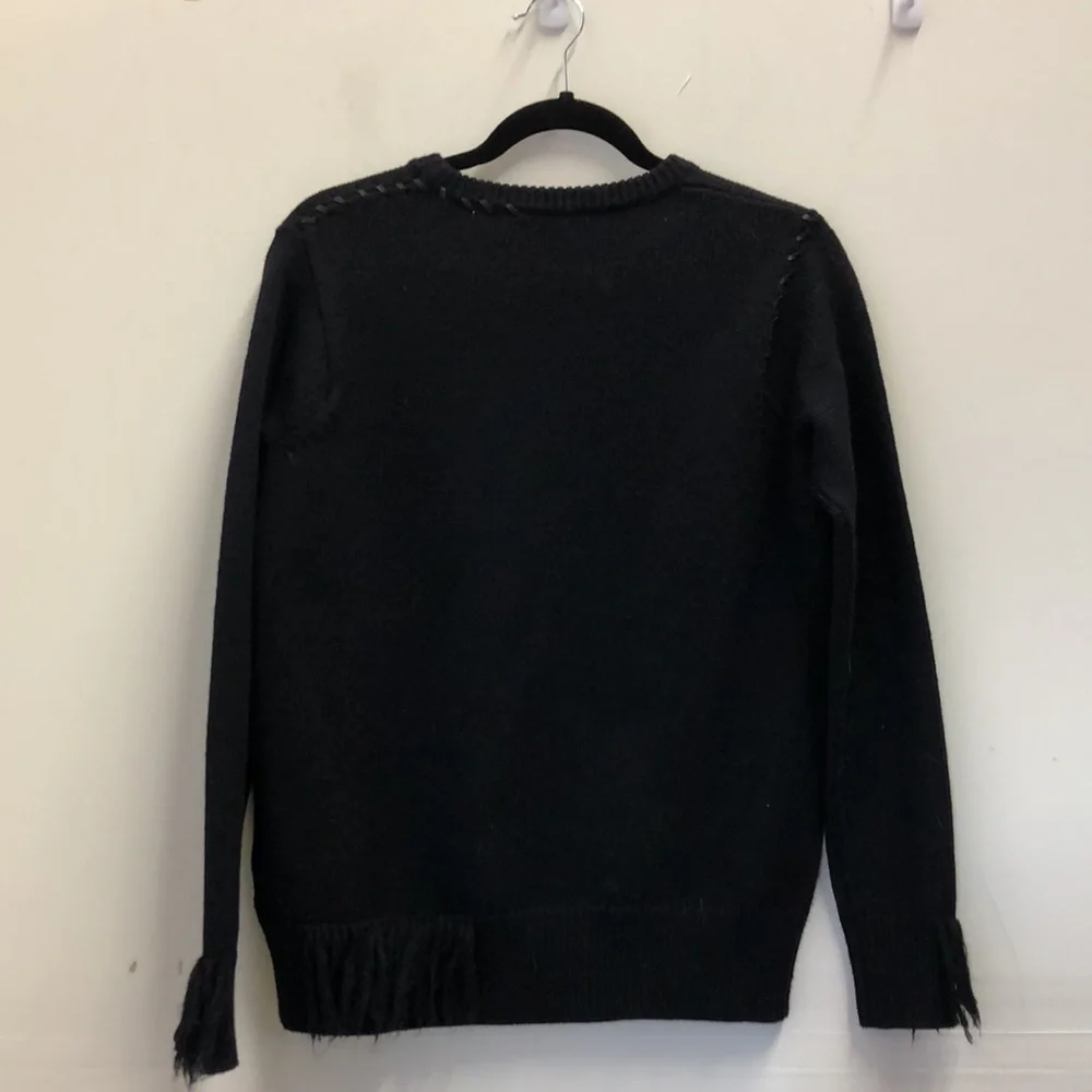 Coach Merino Wool Flag Intarsia Sweater